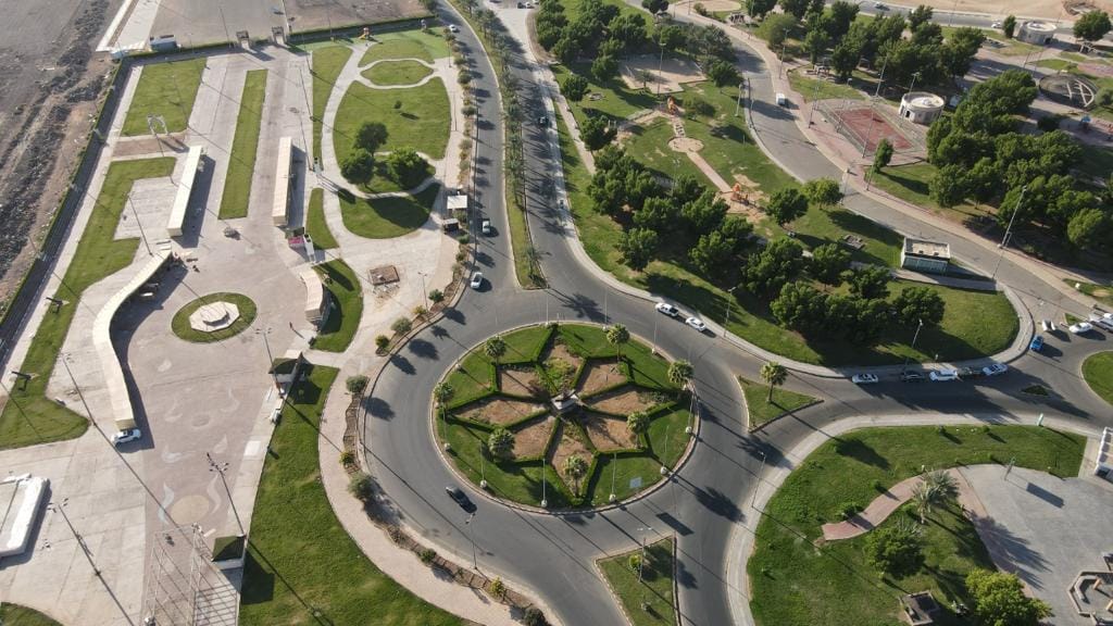 Agriculture garden design, landscaping, park creation, Kian National, Saudi Arabia