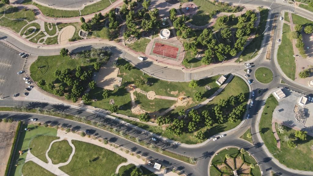 Landscape Tree Planting King Fahd Park Medina Plant Diversity Landscaping Madinah green spaces